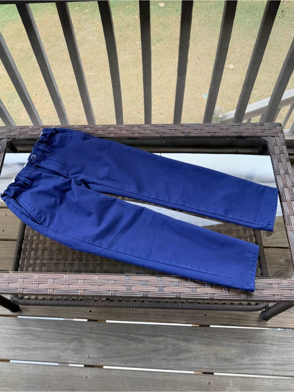 Gap Boys Dress Pants in Navy Blue Size 8